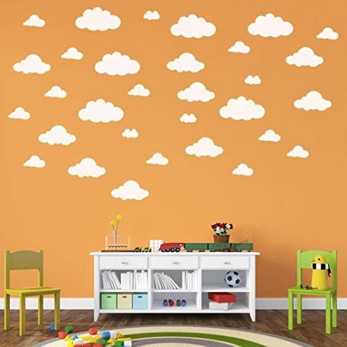 יג ' ידאדה 31 יחידות עשה זאת בעצמך עננים גדולים מדבקות קיר אמנות קישוט הבית לחדר ילדים