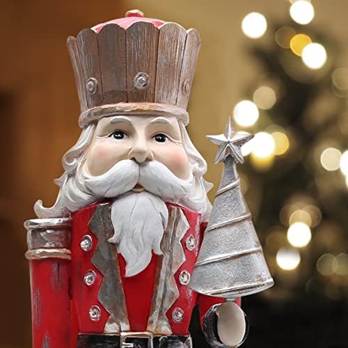 הודאו חג המולד קישוט מקורה בית תפאורה-17.75 ח מפצח אגוזים צלמיות שיכול להיות מואר - עם 7 מנורת חרוזים-חג