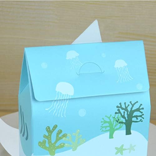 Topbathy 50 PCS קופסאות קנדי ​​חמוד קופסאות פינוק קופסאות עוגיות ממתקים ליום הולדת לחתונה אספקת ציוד