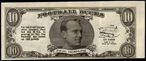 1962 Topps 5 Paul Hornung Green Bay Packers VG/Ex Packers Notre Dame