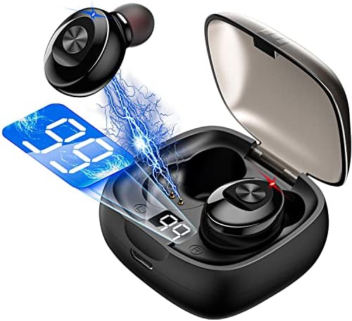 אוזניות אוזניות של אוזניות אוזניות, אוזניות האוזניים של Hi-Fi באוזניים עם מארז טעינה של 300mAh, בקרת מגע, IPX5