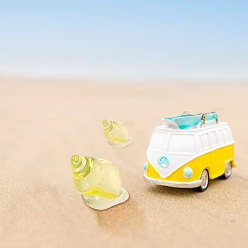 צעצועי חוף סטובוק 1 שקית של צדפים אקריליים שולחן אבן פיראטים שולחן
