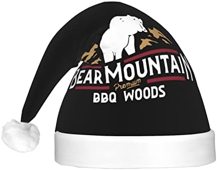 דוב הר 1 חג המולד כובע מאן נשים של ספקי צד יוניסקס סנטה כובע למסיבת חג המולד כובעים