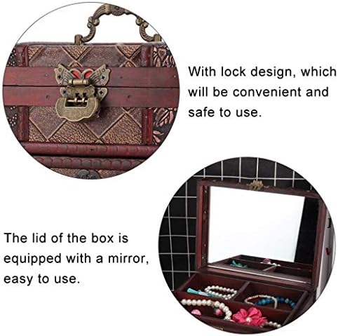 XJJZS סגנון אירופאי מחזיק עגיל מרובה שכבות אחסון עגיל קופסאות תכשיטים קופסאות תכשיטים מארגן תכשיטים