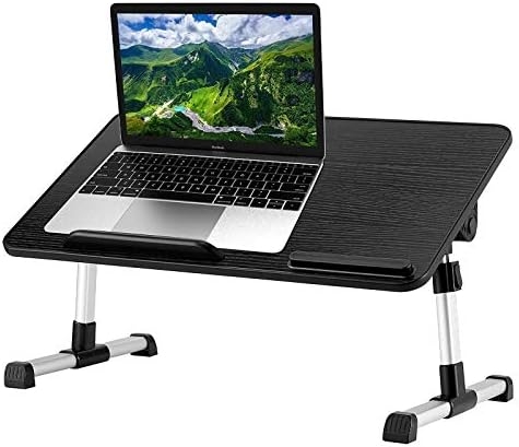 Stand Woxwave Stand and Make תואם ל- Acer Aspire 5 - מעמד מגש מיטת מחשב נייד מעץ אמיתי, שולחן עבודה לעבודה נוחה