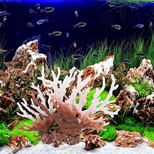 IPETBOOM DEPORY DEPORY בית קישוט אלמוגים מלאכותי צמחי ים מתחת למים קישוטי אקווריום צמחי אקווריום
