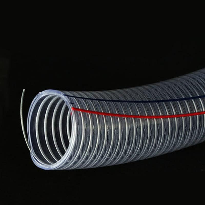אורך 500 ממ צינור חוט PVC צינורות חוט פלסטיק שקופים 10-32 ממ מזהים
