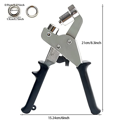 ערכת כלים של Grommet Grommet Press Pliers ניידים חור אגרוף ערכות ידניות מכונת כף יד מכונת כף יד