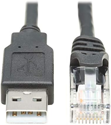 Tripp Lite USB-A עד RJ45 Console Console כבל Cisco תואם M/15ft