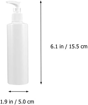Besportble 12 pcs משאבה קרם בקבוק פתרון יד פתרון בקבוק מקלחת פלסטיק ג'ל תת -בקבוקי צינור סחיטת