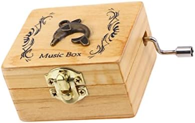 Sewacc Girl מתנות מתנות קופסת מוזיקת ​​עץ מעץ יד דפוס דפוס דפוס מיני קלאסי קלאסי קופסה מוזיקלית
