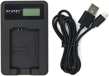 PCATEC LCD תצוגת מיקרו USB מטען סוללות מצלמה עבור SONY NP-FW50