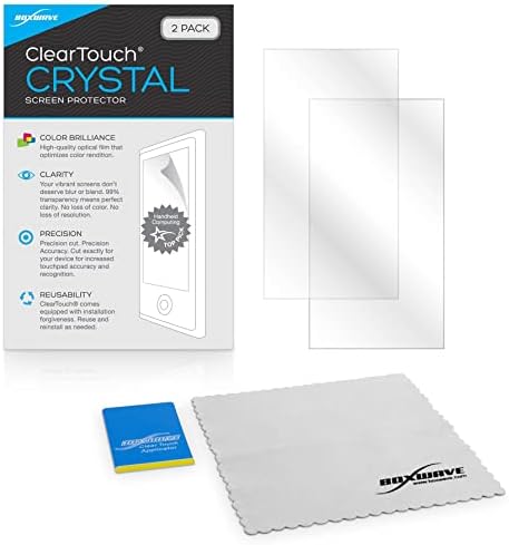 מגן מסך גלי תיבה התואם ל- Dell 27 Monitor - Cleartouch Crystal, עור סרט HD - מגנים מפני שריטות