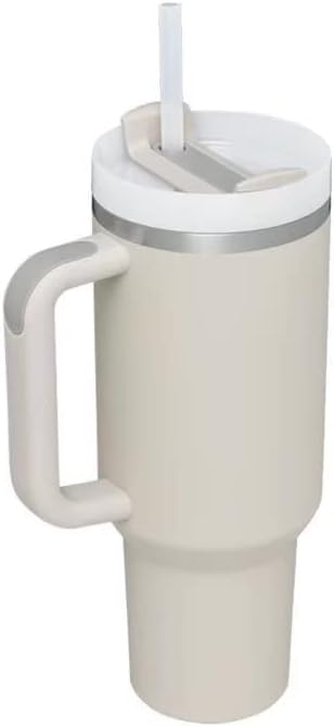 כוס ספל 40oz עם כוס מבודד ידית עם מכסים קש קש קפה נירוסטה קפה כוס טרמוס