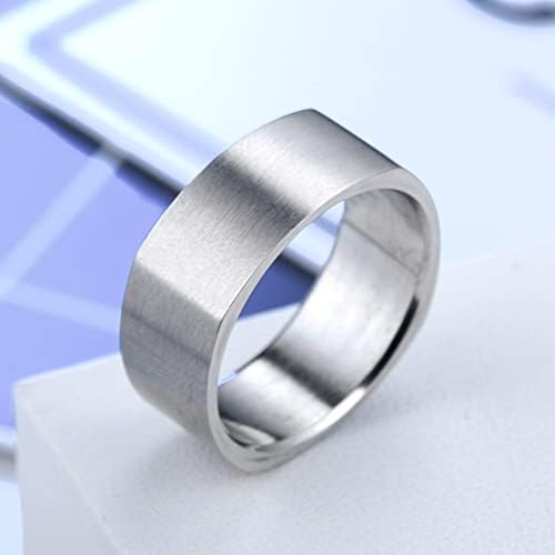 קולסו 8 ממ טבעת חתונה אירוסין כיכר טבעות נשים גברים אישית טבעת אישית טבעת חקוק טבעת-40217