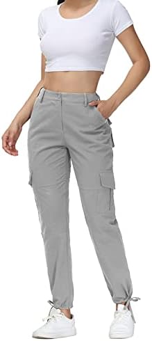 מכנסי טיול מותניים אלסטיים של דפנסי מותניים מותניים קלות משקל חיצוני מותניים גבוהים מכנסי נסיעה מזדמנים