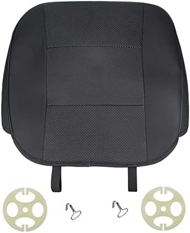 מכסה מושב קדמי שחור של Autokay חצי/כיסא מלא כרית כרית כרית מכונית אוטומטית מכונית מכונית PU מתאימה