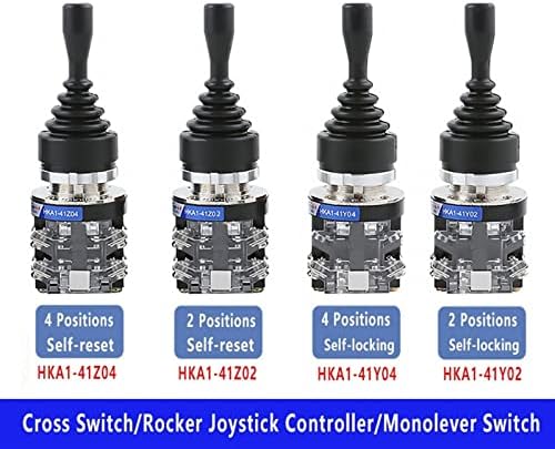 Basni 1PCS Rocker Switch Switch Switch מתג ג'ויסטיק רגעי 2/4 עמדות 2 לא 4 לא סדרת נעילה עצמית של 30