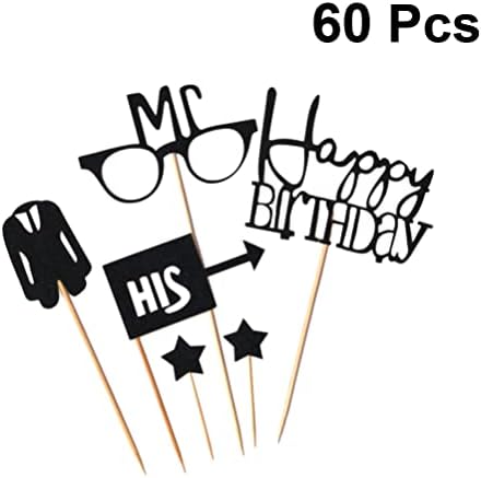 60 יחידות עוגת יום הולדת יצירתית טופרים יום הולדת שמח ליום הולדת אלפבית עוגת עוגת משקפיים שחורות עוגה עוגת עוגה