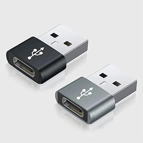 USB-C נקבה ל- USB מתאם מהיר זכר התואם ל- Xiaomi Redmi Note 9 Pro Max עבור מטען, סנכרון, מכשירי OTG כמו מקלדת,