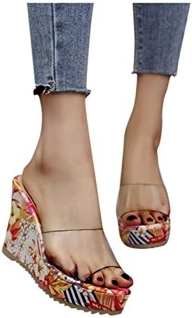 נעלי בית לנשים חיצוניות דפוס אטום למים אופנה בנות טריזים קזזת כפכפי קיץ מקורה סנדלים מפוארים נעלי
