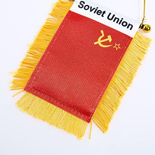 קנטנדו 2 חבילה דגל תלייה של ברית המועצות, איחוד מיני של הרפובליקות הסוציאליסטיות הסובייטיות דגל מכוניות לאומי