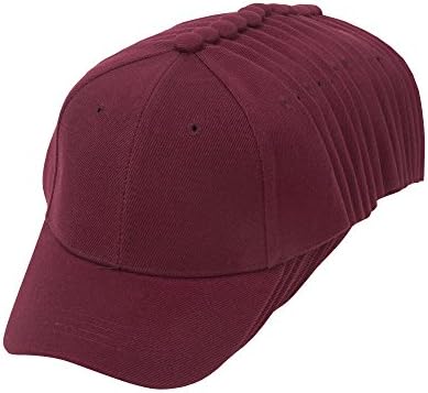 בגדי ראש עליונים בכובע בייסבול מתכוונן בן 12 חבילות