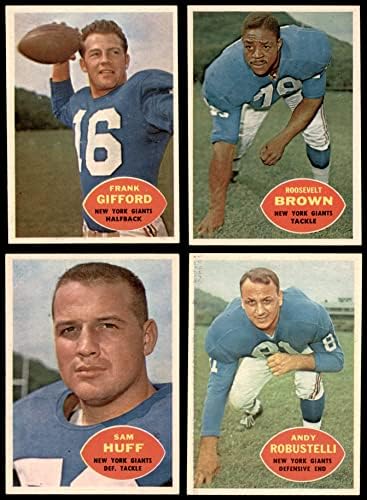 1960 Topps New York Giants Team Set New York Giants-FB NM Giants-FB