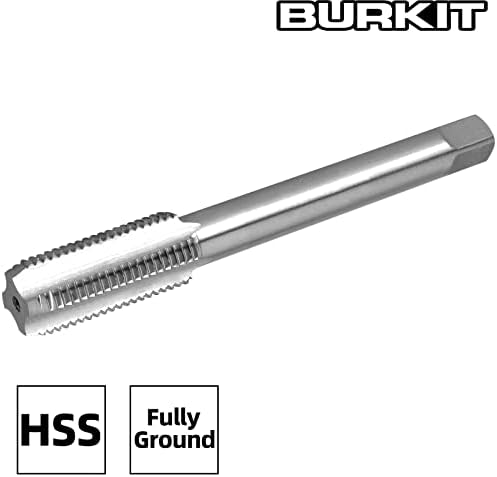 Burkit M15 x 1 חוט ברז על יד שמאל, HSS M15 x 1.0 ברז מכונה מחורצת ישר