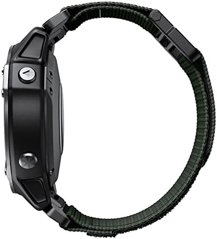 Fndwj ללהקות שעון Garmin תואם fenix 7x 6x pro gps 5x 3hr ירידה mk1 mk2 רצועת Velcro titanic 26 ממ שחרור מהיר