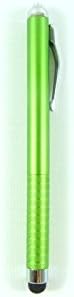 Partyerasers צבע יחיד ירוק מתכת 2 ב 1 עט מסך מגע/עט כדורי לטאבלט אייפד iPhone