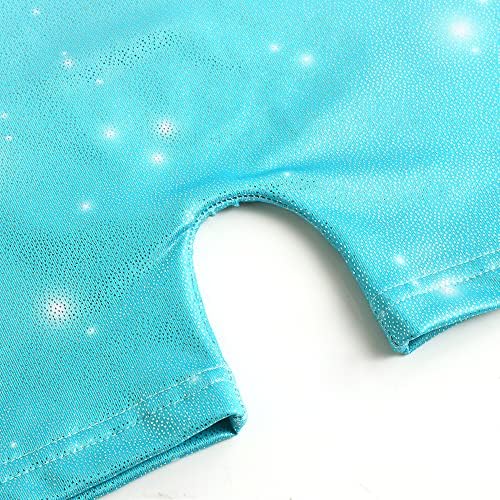 בגדי גוף עבור בנות התעמלות ילדים ילדי ביקיני פתית שלג סרט כחול סגול חם ורוד ניצוץ