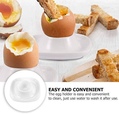 2 יחידות מבושל ביצת כוסות קרמיקה ביצת כוס חרס ביצה מחזיק ארוחת בוקר ביצי סטנד מטבח ביצים מחזיק כוסות שולחן