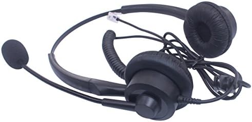 AUDICOM H201CSB אוזניות אוזניות מוקד טלפוני Binaural עם מיקרופון עבור סיסקו מאוחדת טלפונים IP טלפונים