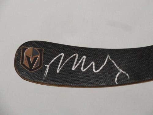 פול סטסטני חתום הוקי מקל לאס וגאס אבירי מוזהב חתימה - מקלות NHL עם חתימה