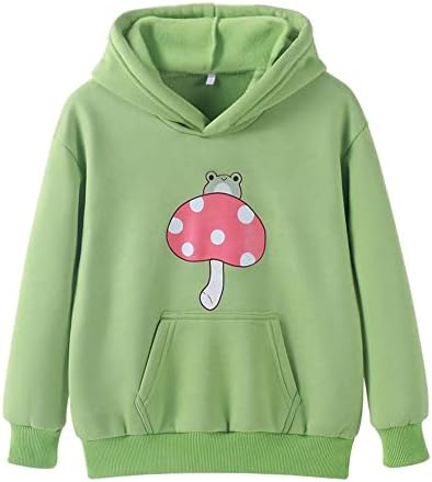 Gliglittr Girls Hoodie Kawaii צפרדע סווטשירט