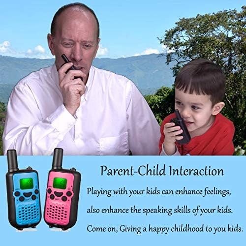 2022 משודרג מכשירי קשר לילדים 5 קילומטר ילדים מכשירי קשר עבור בני בנות ווקס דיבורית צעצוע מכשירי קשר לידיים קטנות