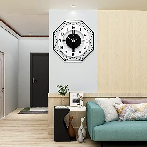 שעוני קיר גדולים לג'וג'ה לעיצוב סלון שעון קיר שקט מודרני לבית מטבח בית חדר שינה דקורטיבי שעון קיר גדול שאינו