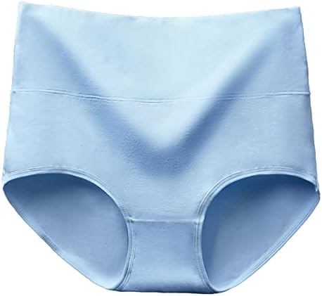תחתוני כותנה עם מותניים גבוהות של נשים בטיחות בטן מעצבים תחתונים דקים במיוחד כיסוי מלא כיסוי קשת קשת ברכה