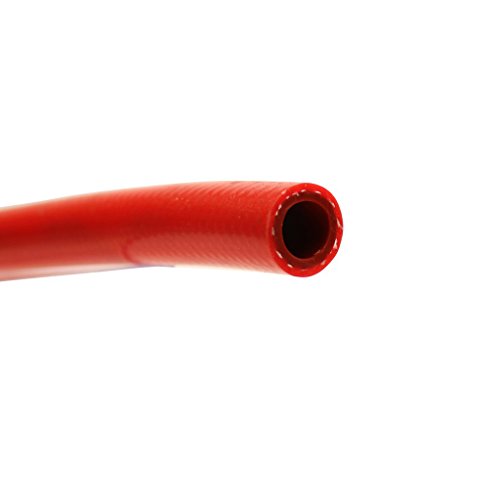 1 מזהה אדום גבוהה טמפ מחוזק סיליקון דוד צינור 100 רגליים רול, מקסימום עבודה לחץ 50 פסי, מקסימום טמפרטורת דירוג: