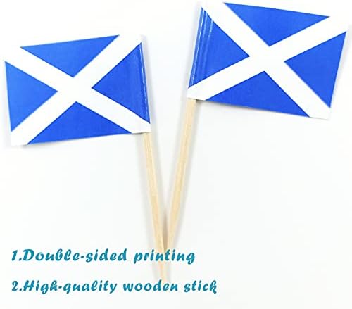 סקוטלנד קיסם דגל סקוטי מיני קטן צילינדר הקאפקייקס דגלי