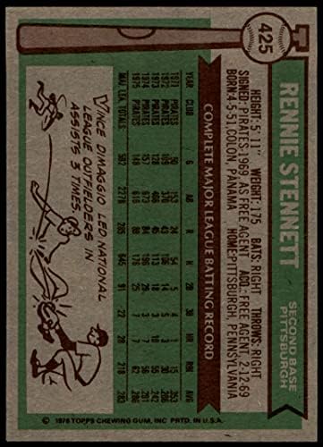 1976 Topps 425 רני סטנט פיטסבורג שודדי שודדי אקס