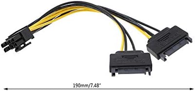 Axgear כפול SATA לכבל חשמל PCI-E