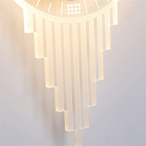 מנורת קיר פליז מודרני יצירתי הוביל צל שעון קריסטל מנורה מקורה בית תפאורה