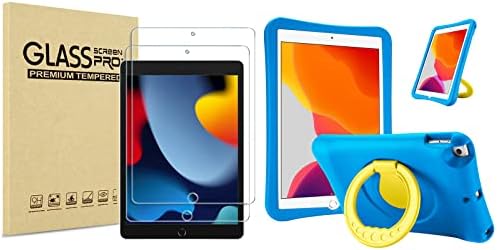 Procase iPad 10.2 7th 2019 מגני מסך זכוכית מחוסמים 2 חבילה חבילה עם iPad 7th 10.2 2019 / iPad Air
