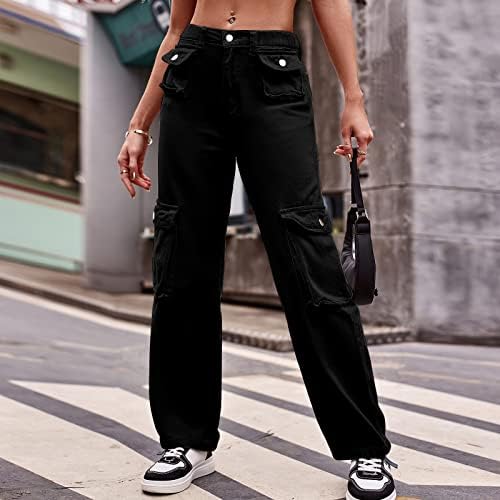 מכנסי Jorasa Y2K, מכנסיים בעלי עלייה נמוכה משיכת מכנסי רוכס