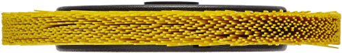 מברשת זיפים רדיאלית של סקוטש-בריט, תחמוצת אלומיניום, 6000 סלד, 7-79/128 קוטר x 1 רוחב, 80 חצץ, צהוב