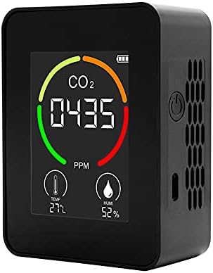 Penchen 3in1 CO2 טמפרטורה טמפרטורה מכשיר ניטור בית דיגיטלי גלאי איכות אוויר דיגיטלי אוויר זיהום אוויר צג LCD