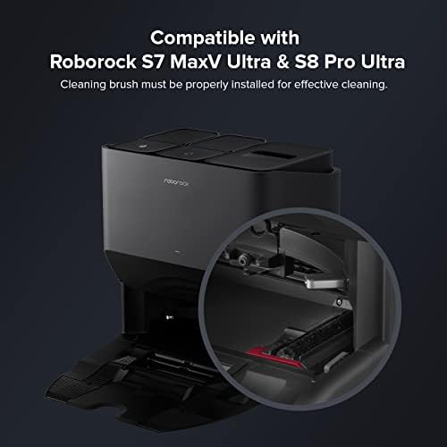 מברשת ניקוי במהירות גבוהה של Roborock עבור S7 Maxv Ultra & S8 Pro Ultra, ניתנת לניתוק, רחיצה, לשטיפת