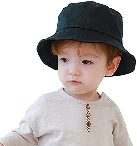 ילדים 1-3 ט שמש דלי כובעי פעוט נגד אולטרה סגול-הגנה - כותנה רחב שולי כובעי מתאים עבור 52 סמ